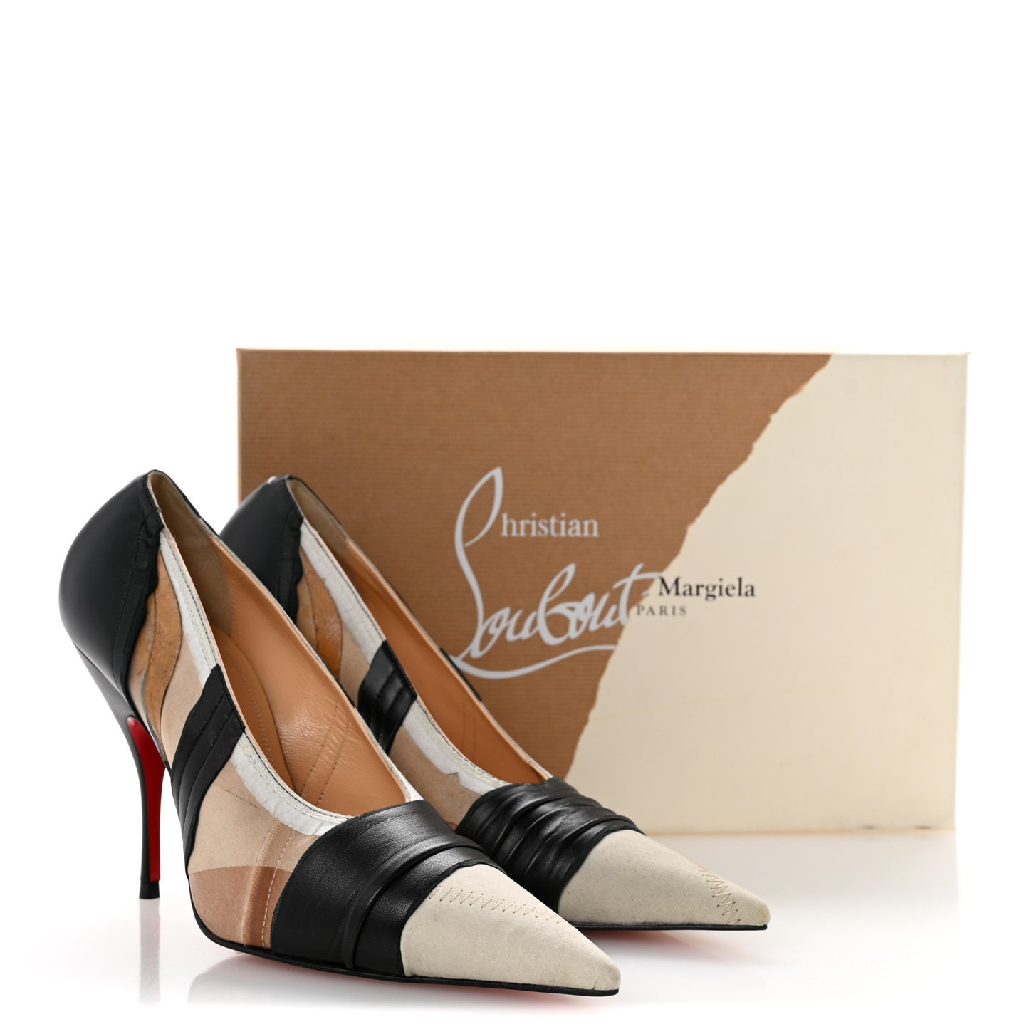 X MAISON MARGIELA Nappa Martinloula 100 Pumps 36 Black