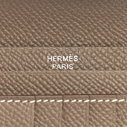 Hermes Epsom Bearn Compact Wallet Etoupe 6 of 8