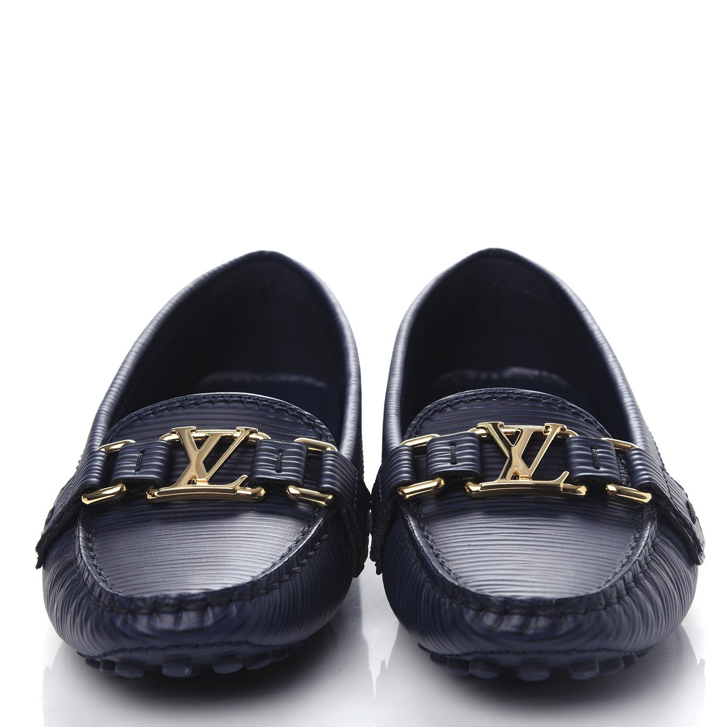 Epi Womens Oxford Loafers 36 Blue