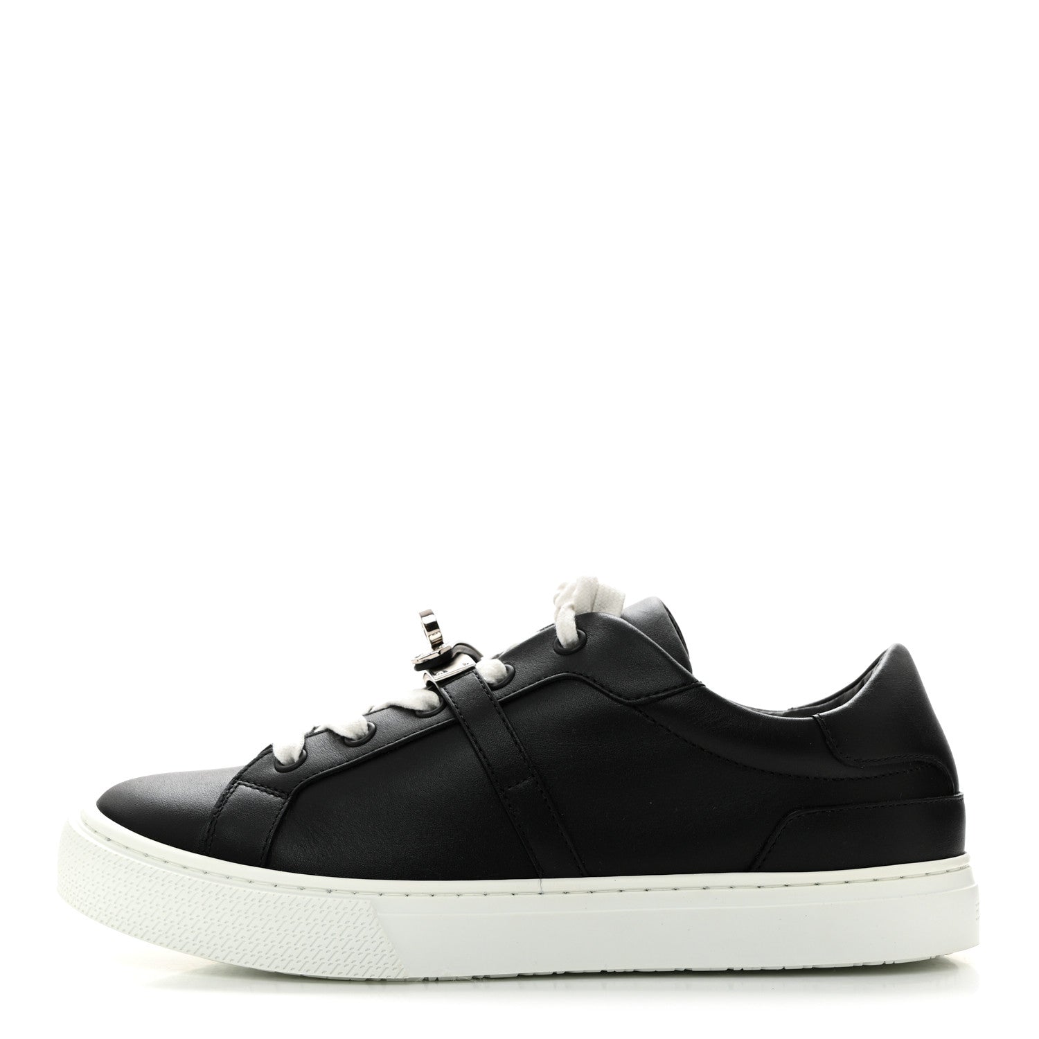 Hermes Calfskin Day Sneakers 37 Black 1 of 8