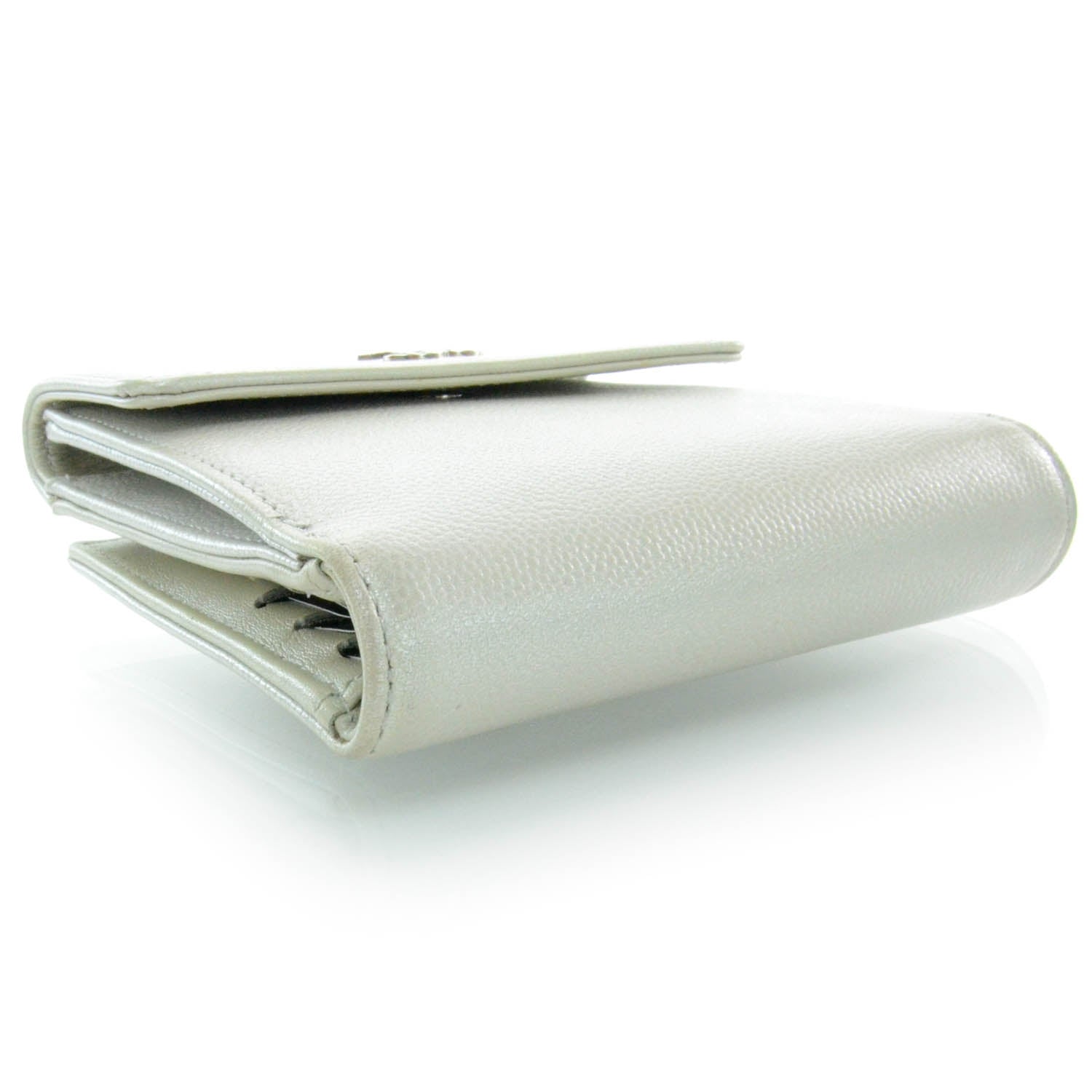 Chanel Caviar Billfold Wallet Pearl 4 of 7