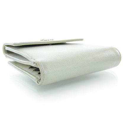 Chanel Caviar Billfold Wallet Pearl 4 of 7