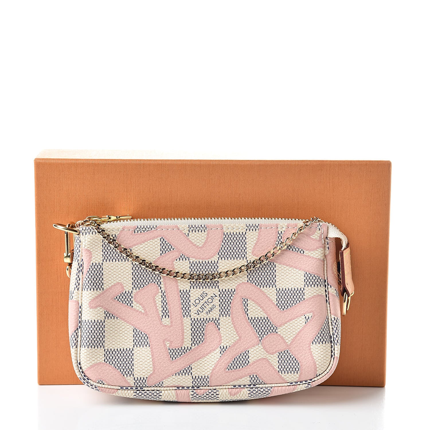 Louis Vuitton Damier Azur Tahitienne Mini Pochette Accessories 8 of 8
