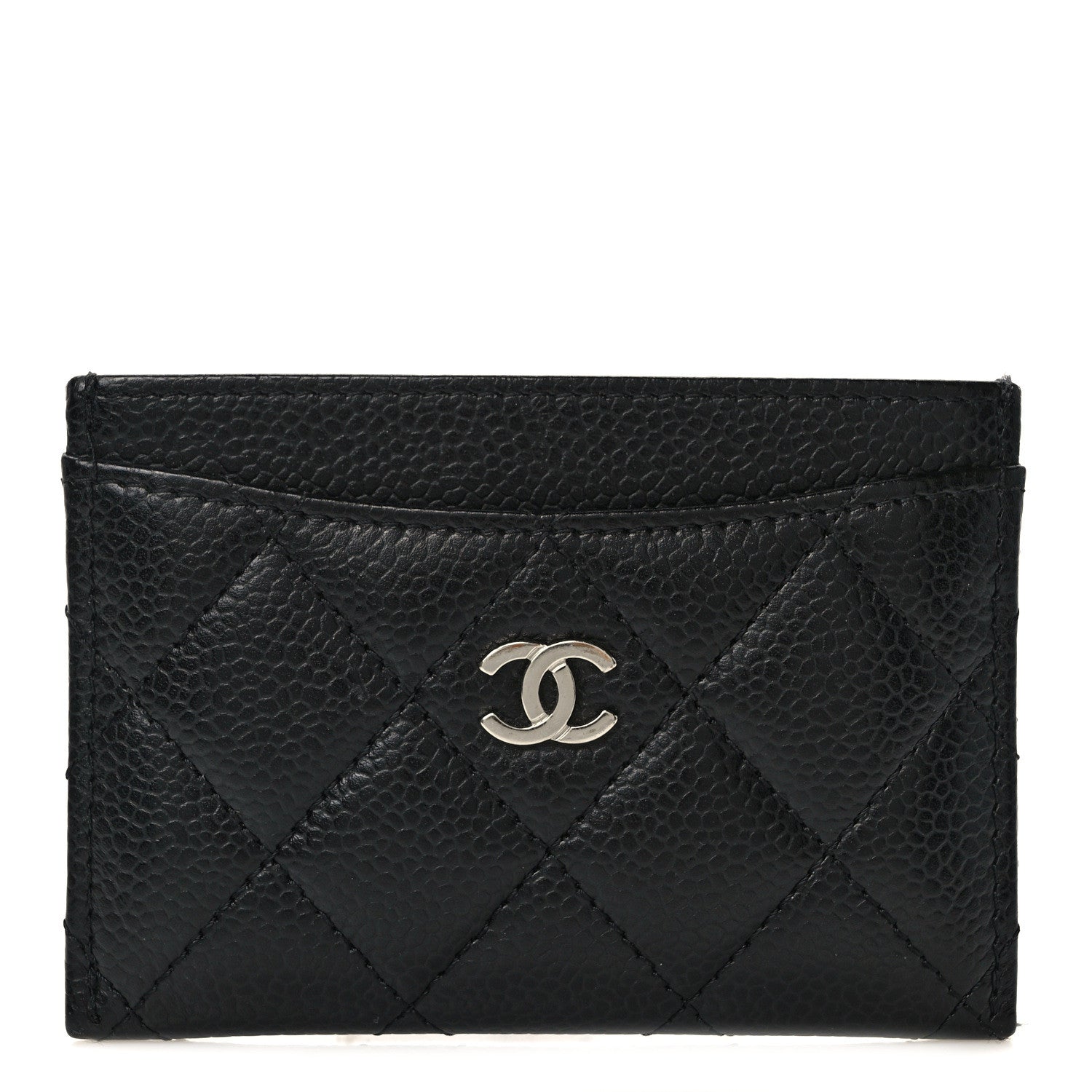 Chanel Caviar Quilted Card Holder Black 1 of 10