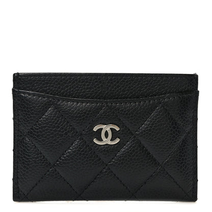 Chanel Caviar Quilted Card Holder Black 1 of 10