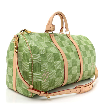 Louis Vuitton Damier Golf Keepall Bandouliere 50 Green 2 of 7