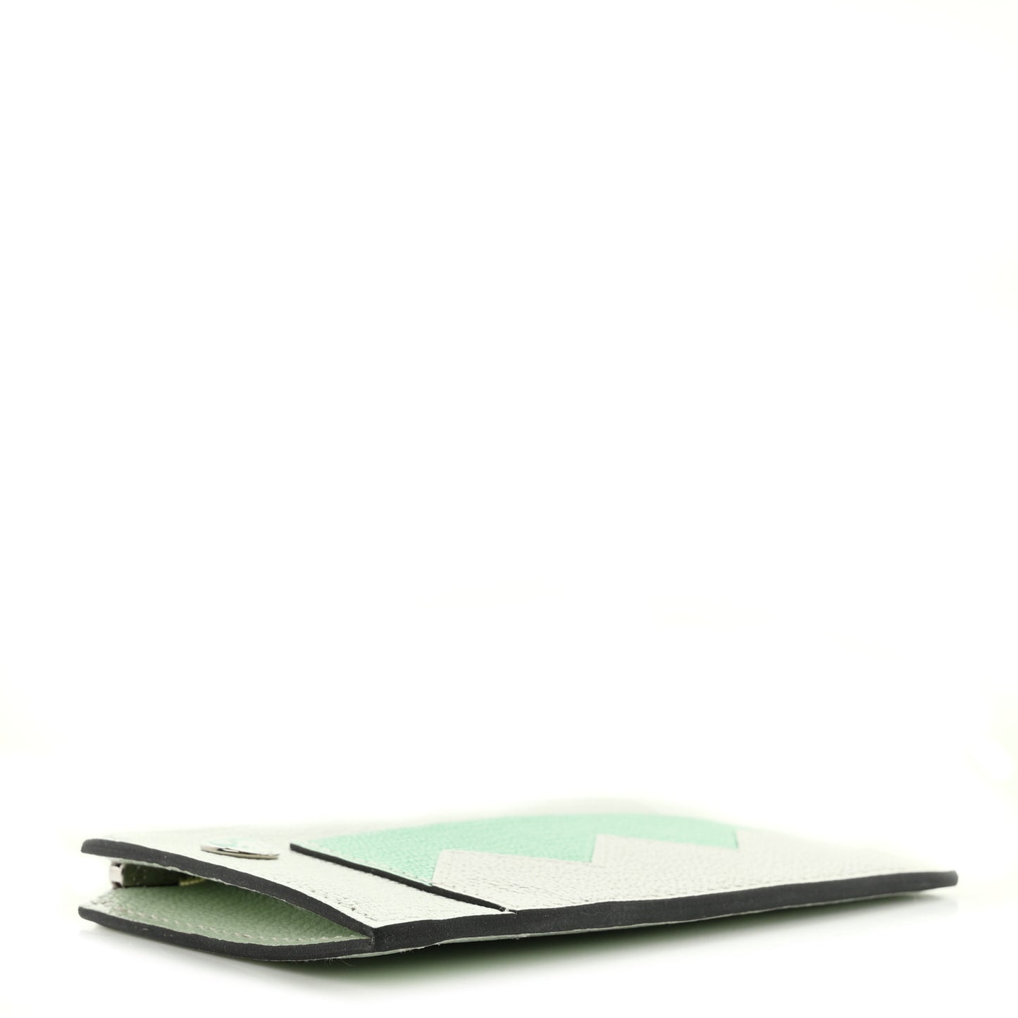 Chevre Mysore Crocodile Compact Card Holder Vert Fizz Vert Comics Mushroom