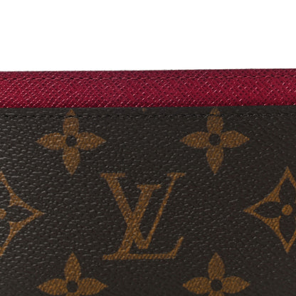 Louis Vuitton Monogram Card Holder Fuchsia 7 of 9
