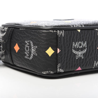 MCM Skyoptic Visetos Spectrum Diamond Camera Bag Black 9 of 10