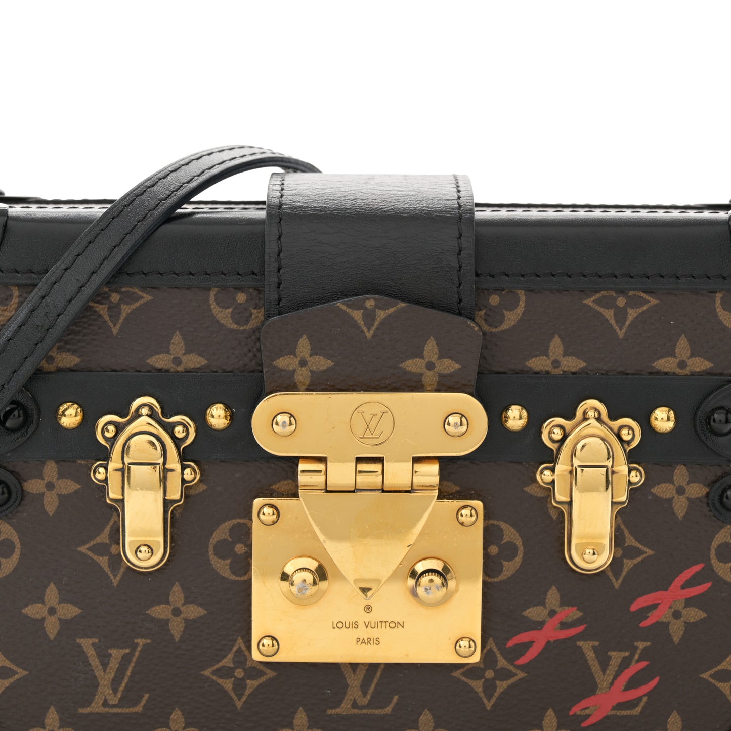 Monogram Petite Malle Black