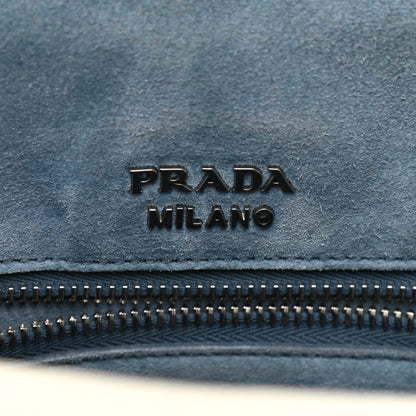 Prada Glace Calf Etiquette Flap Bianco Astra 6 of 13