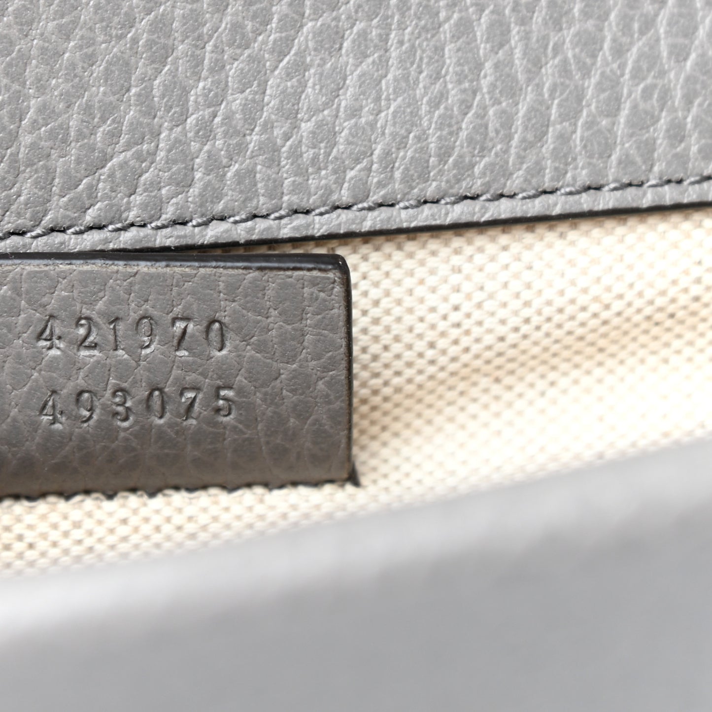 Calfskin Mini Dionysus Shoulder Bag Dusty Grey