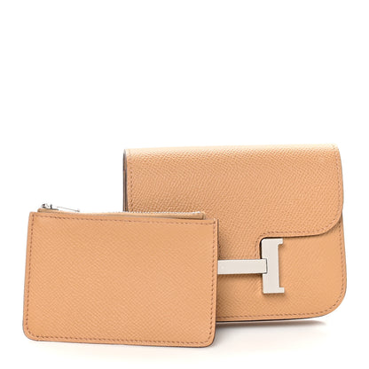 Hermes Epsom Constance Slim Wallet Biscuit 2 of 9