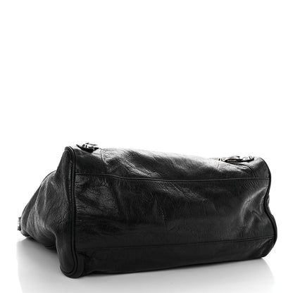 Balenciaga Agneau Classic Silver Hardware Velo Black 4 of 10