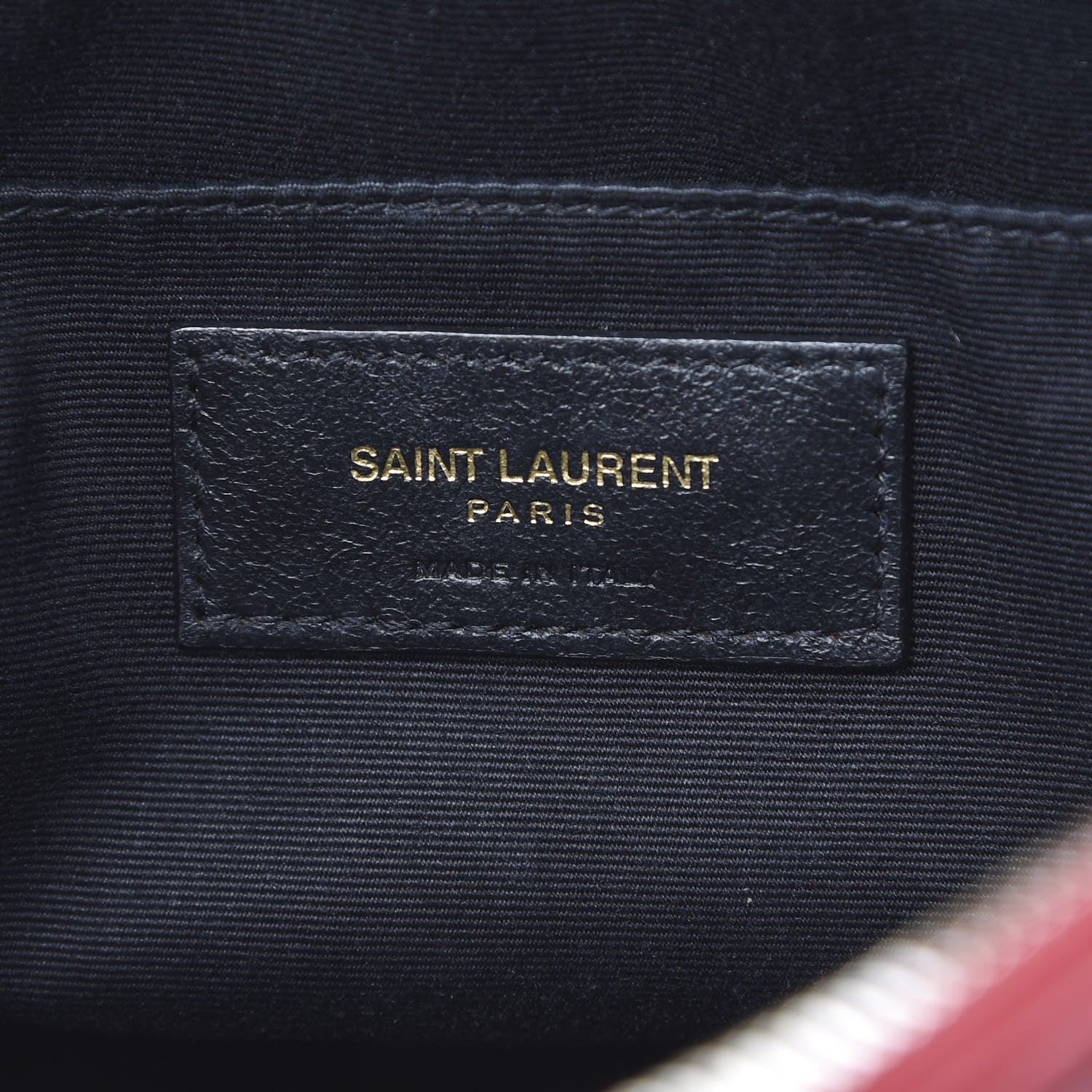 Saint Laurent Calfskin Matelasse Monogram Lou Camera Bag Red 6 of 13