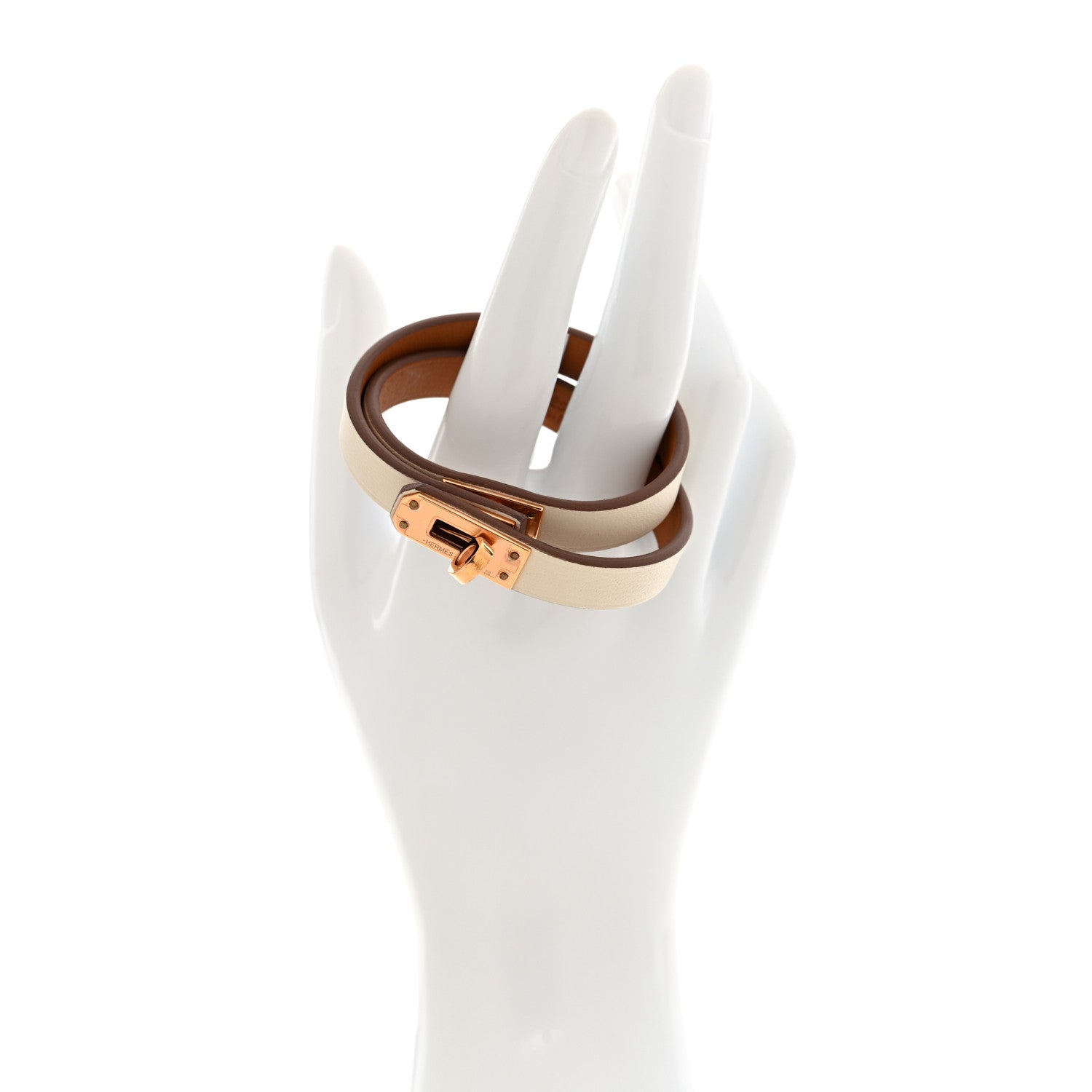 Hermes Swift Kelly Double Tour Bracelet T2 Nata 2 of 7