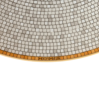 Hermes Porcelain Mosaique Au 24 Gold Tea Cup And Saucer Set Of 2 7 of 9