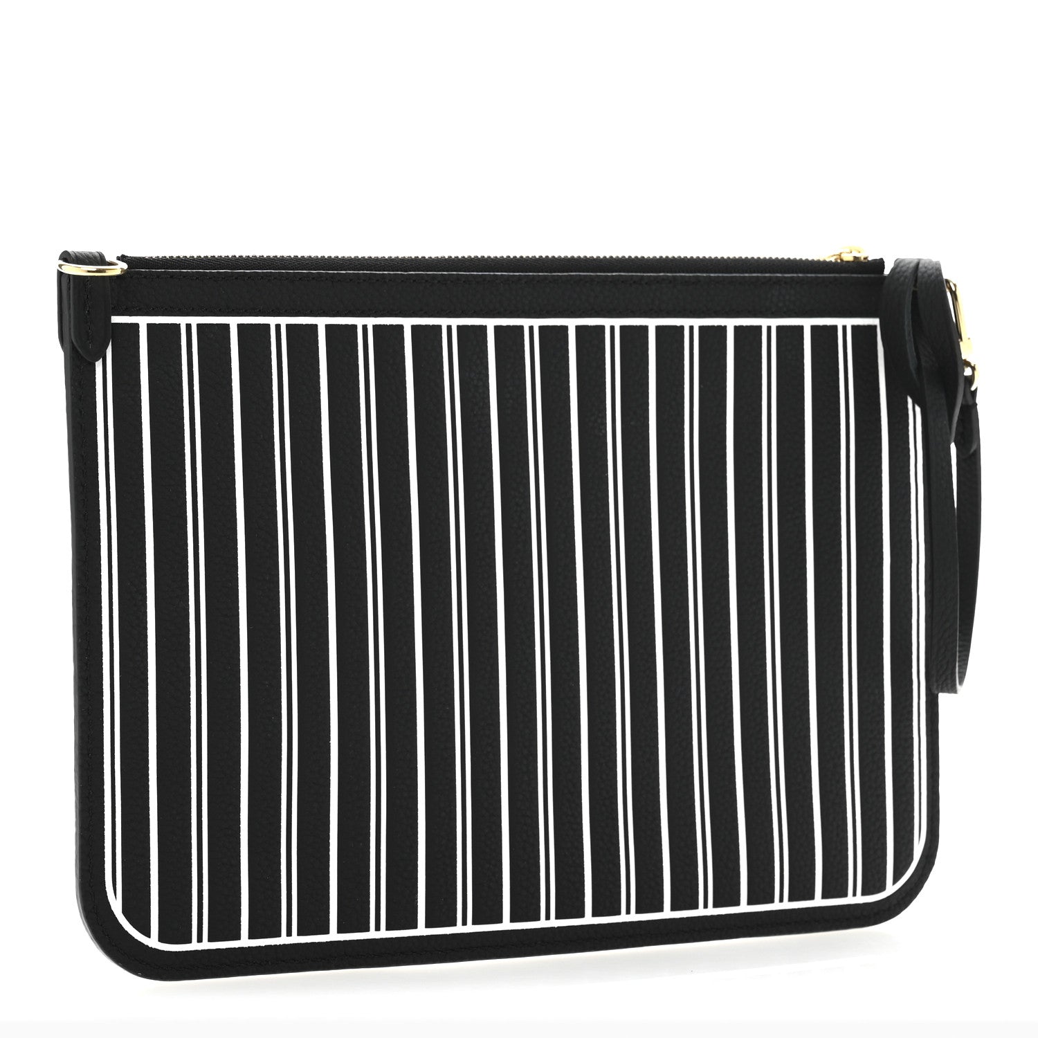 Louis Vuitton Calfskin Neverfull Inside Out MM Pochette Black 3 of 7