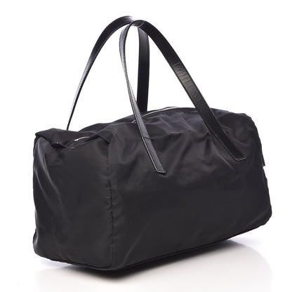 Prada Tessuto Nylon Cervo Lux Bowler Black 3 of 9
