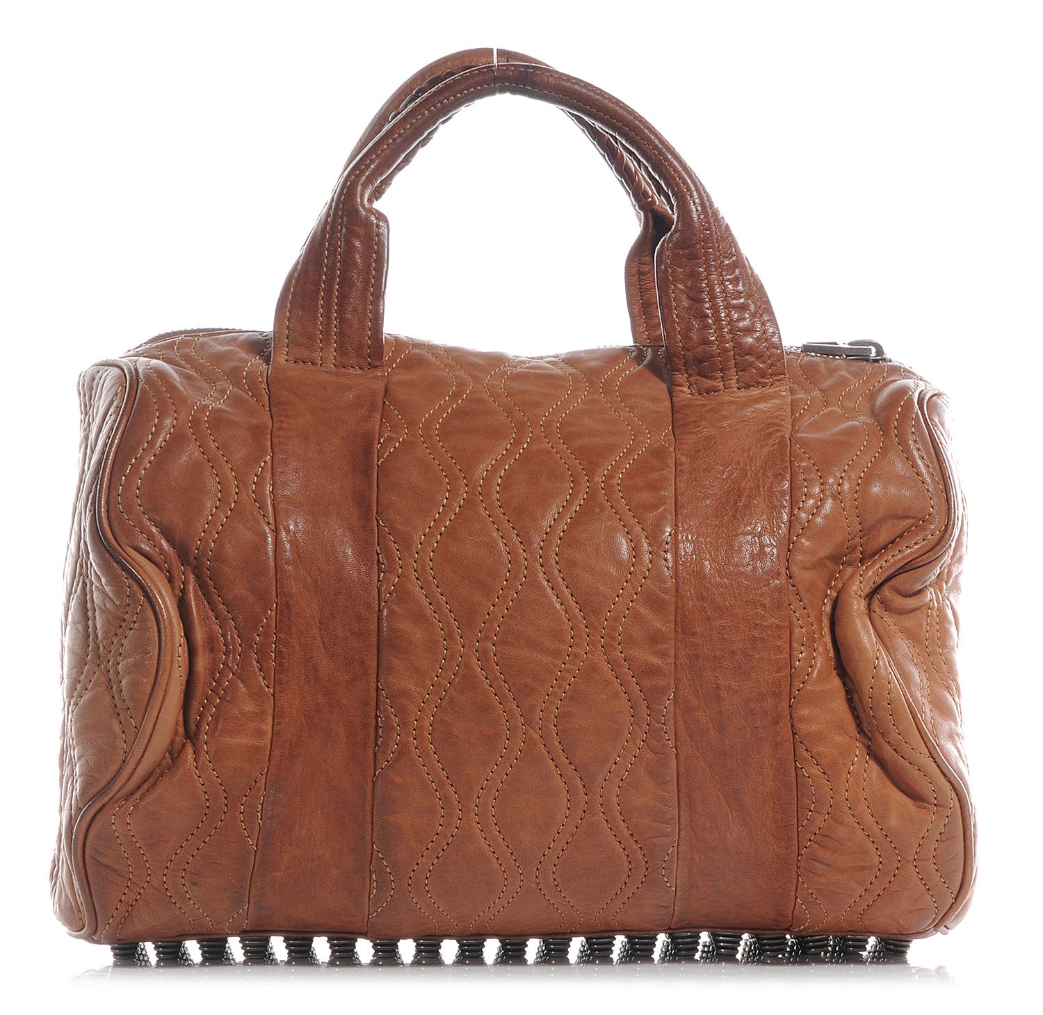 Alexander Wang Quilted Leather Rocco in Brown 1 of 6