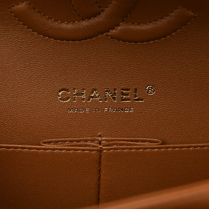 Chanel Lambskin Quilted Medium Double Flap Brown 6 of 11
