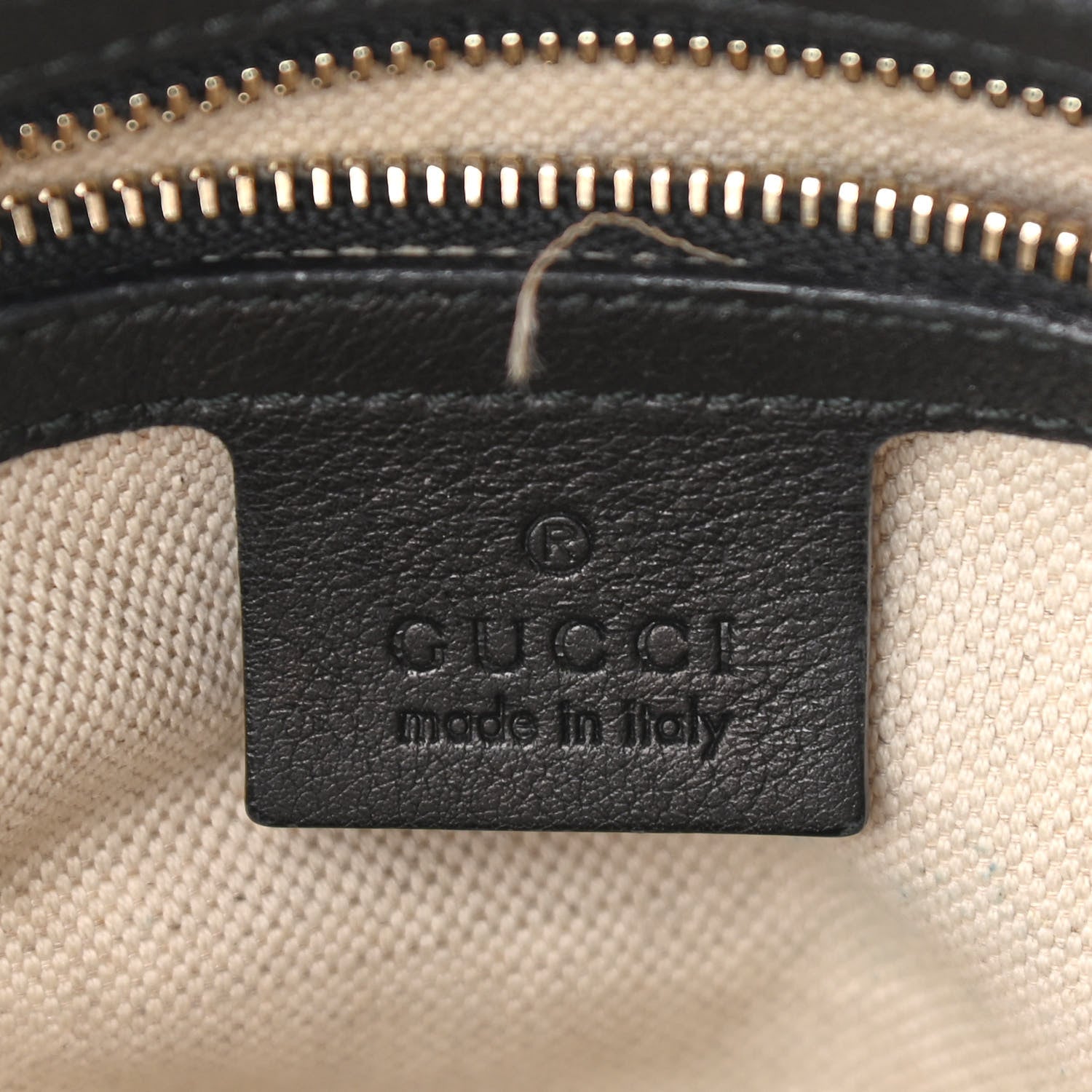 Gucci Guccissima Medium Bree Foldover Tote Black 5 of 15