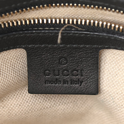 Gucci Guccissima Medium Bree Foldover Tote Black 5 of 15