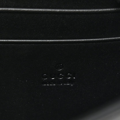 Gucci Calfskin Mini Peony Pearly Clutch Black 7 of 10