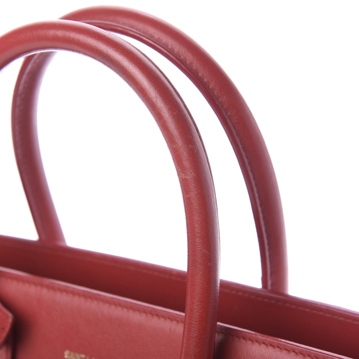 Calfskin Small Sac De Jour Lipstick Red