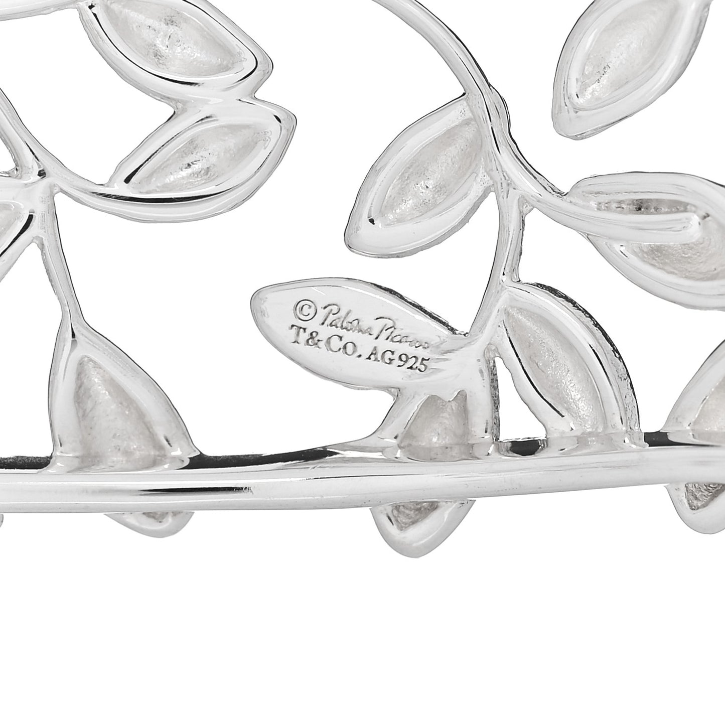 Sterling Silver Paloma Picasso Olive Leaf Cuff Bracelet