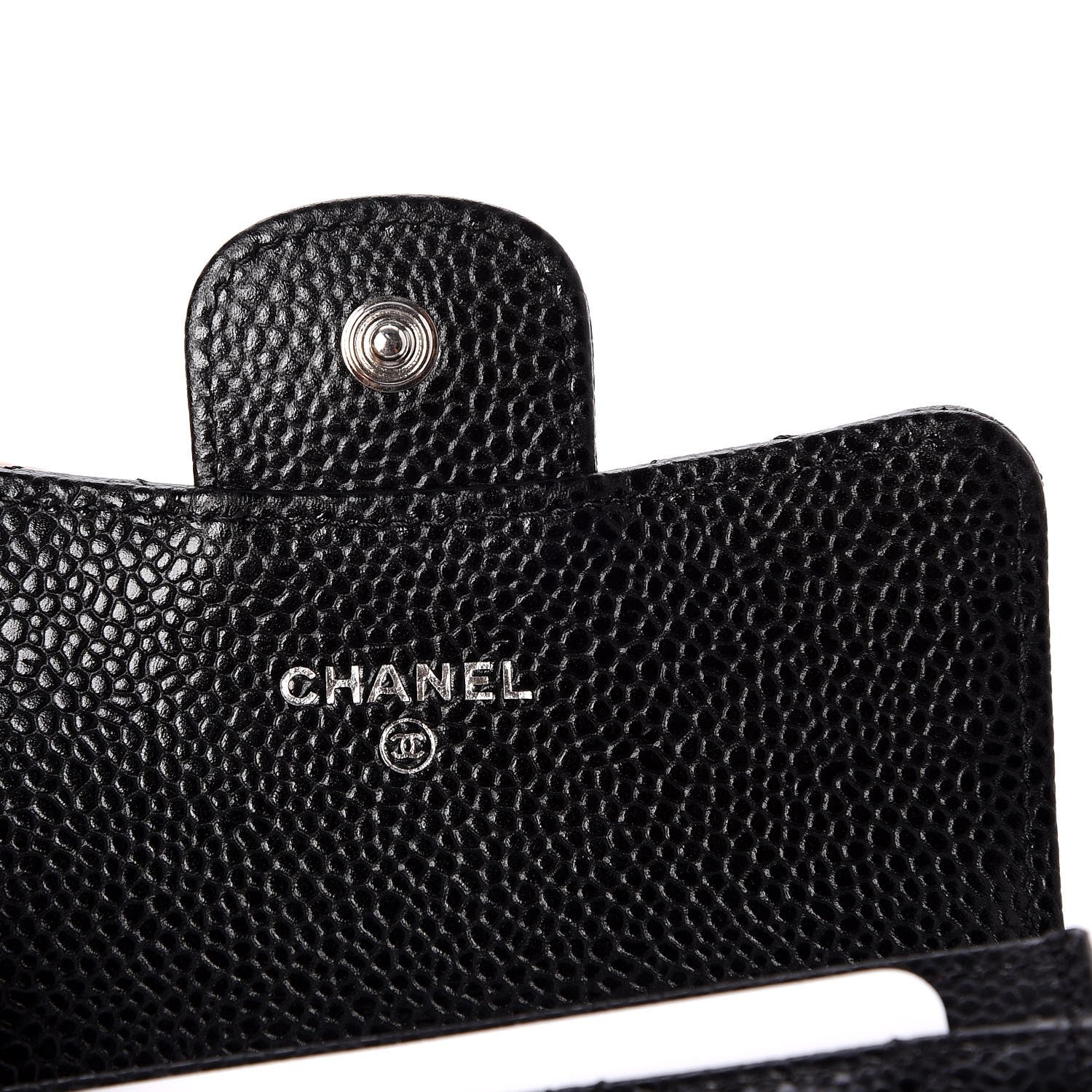 Chanel Caviar Quilted Flap Card Holder Black 6 of 9