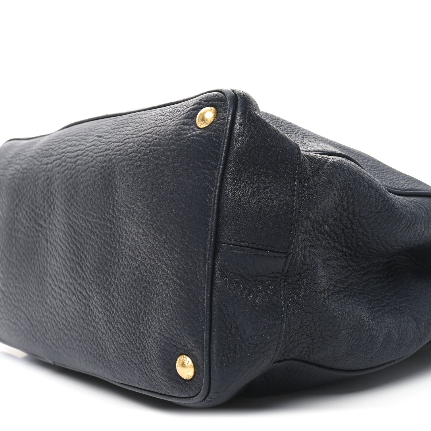 Prada Vitello Daino Parabole Tote Black 9 of 9