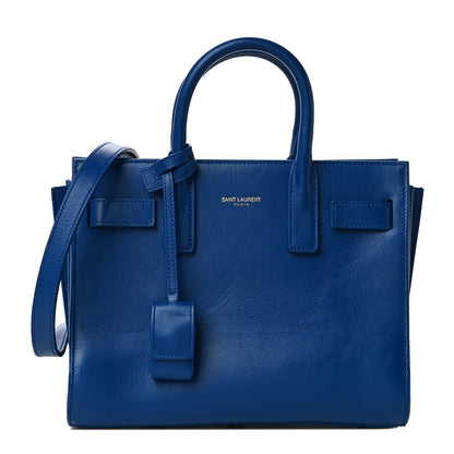 Saint Laurent Calfskin Nano Sac De Jour Royal Blue 1 of 9