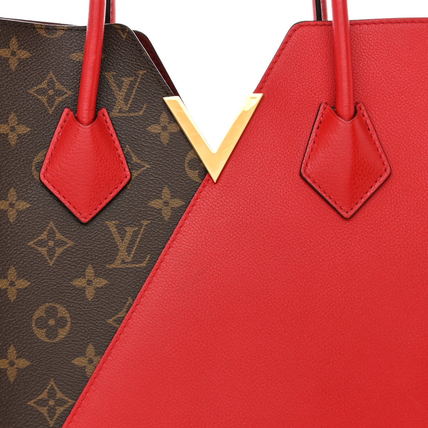 Louis Vuitton Calfskin Monogram Kimono Tote Cherry 9 of 12