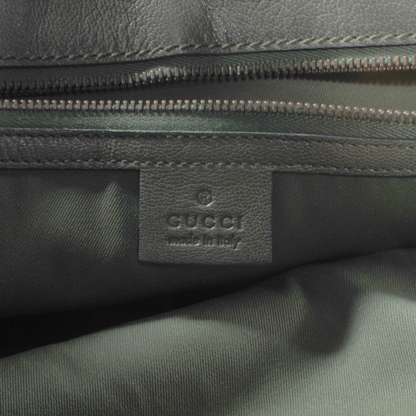 Leather Blondie Satchel Green