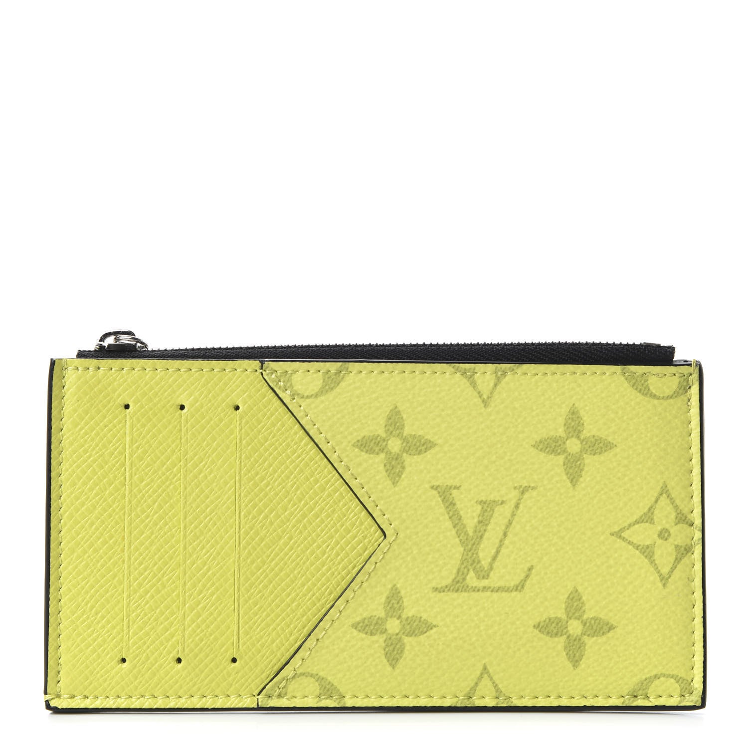 Louis Vuitton Monogram Taiga Coin Card Holder Yellow 1 of 10
