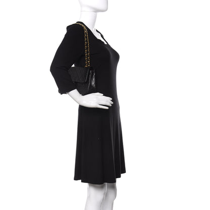 Chanel Lambskin Quilted Small Double Flap Black 2 of 15