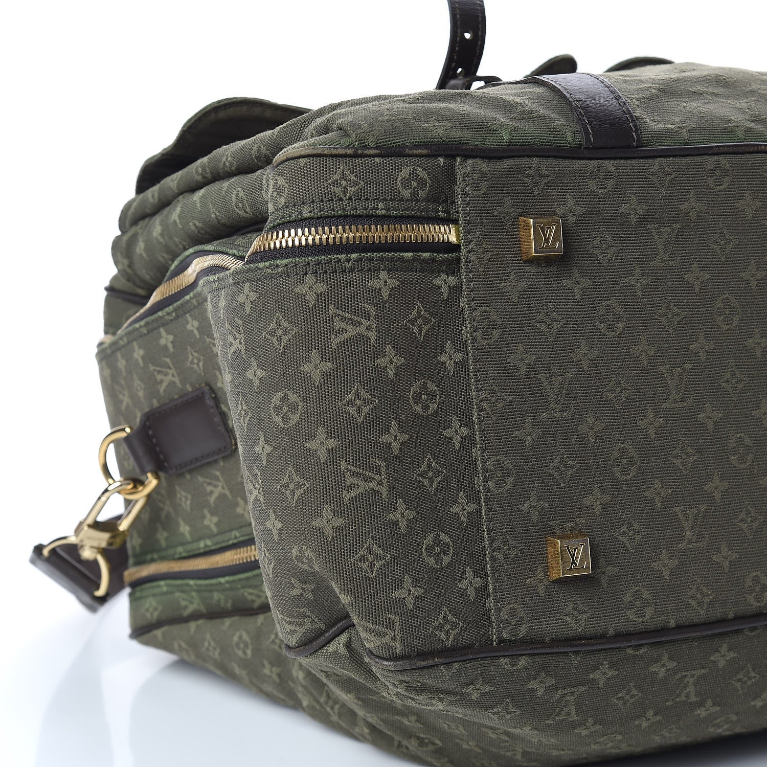 Louis Vuitton Mini Monogram Claudine Kaki TST 11 of 16