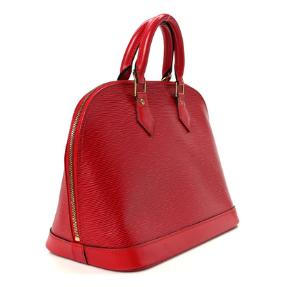 Louis Vuitton Epi Alma PM Castillan Red 3 of 11