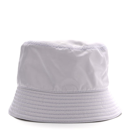 Prada Re-Nylon Metal Triangle Logo Womens Bucket Hat M Glicine 5 of 9