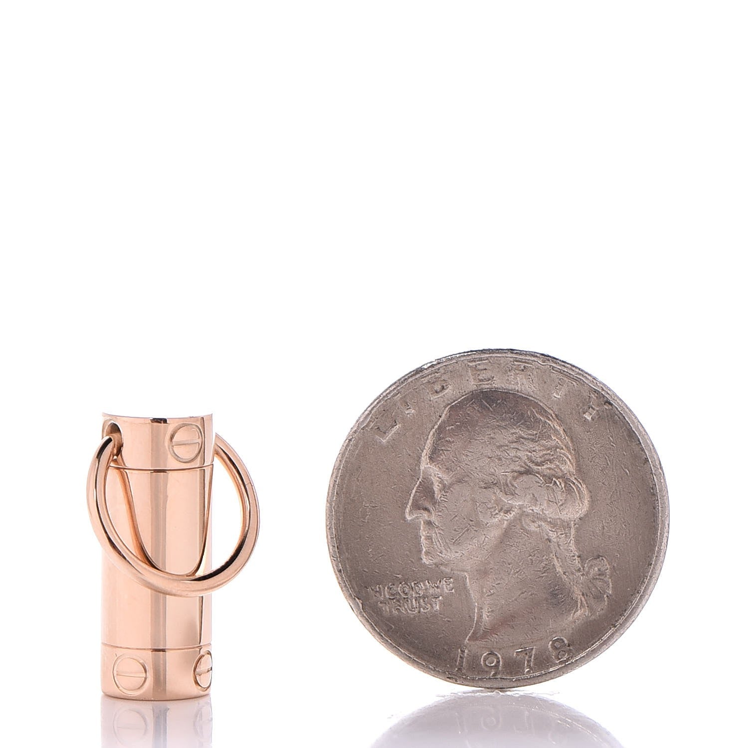 Cartier 18K Pink Gold LOVE Screwdriver Pendant Necklace 3 of 9