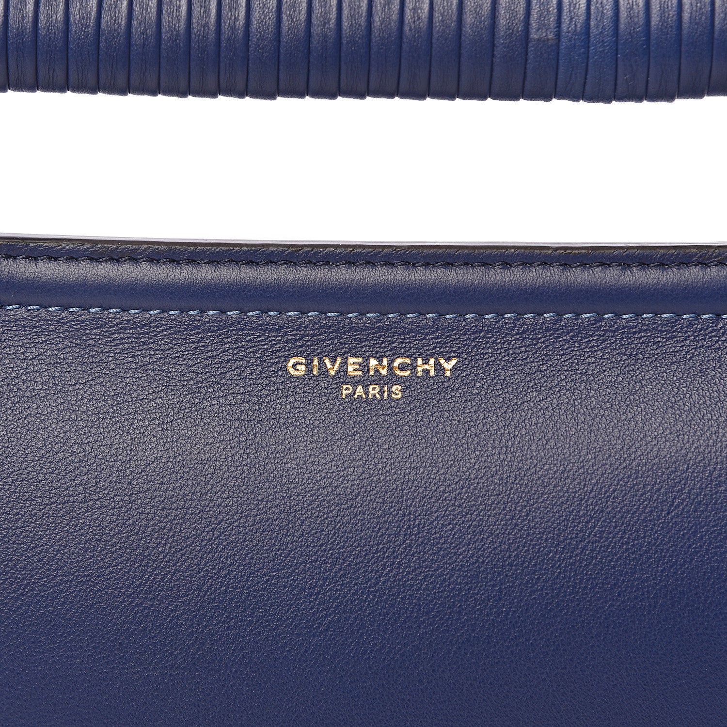 Givenchy Calfskin Medium Whip Top Handle Crossbody Royal Blue 9 of 9