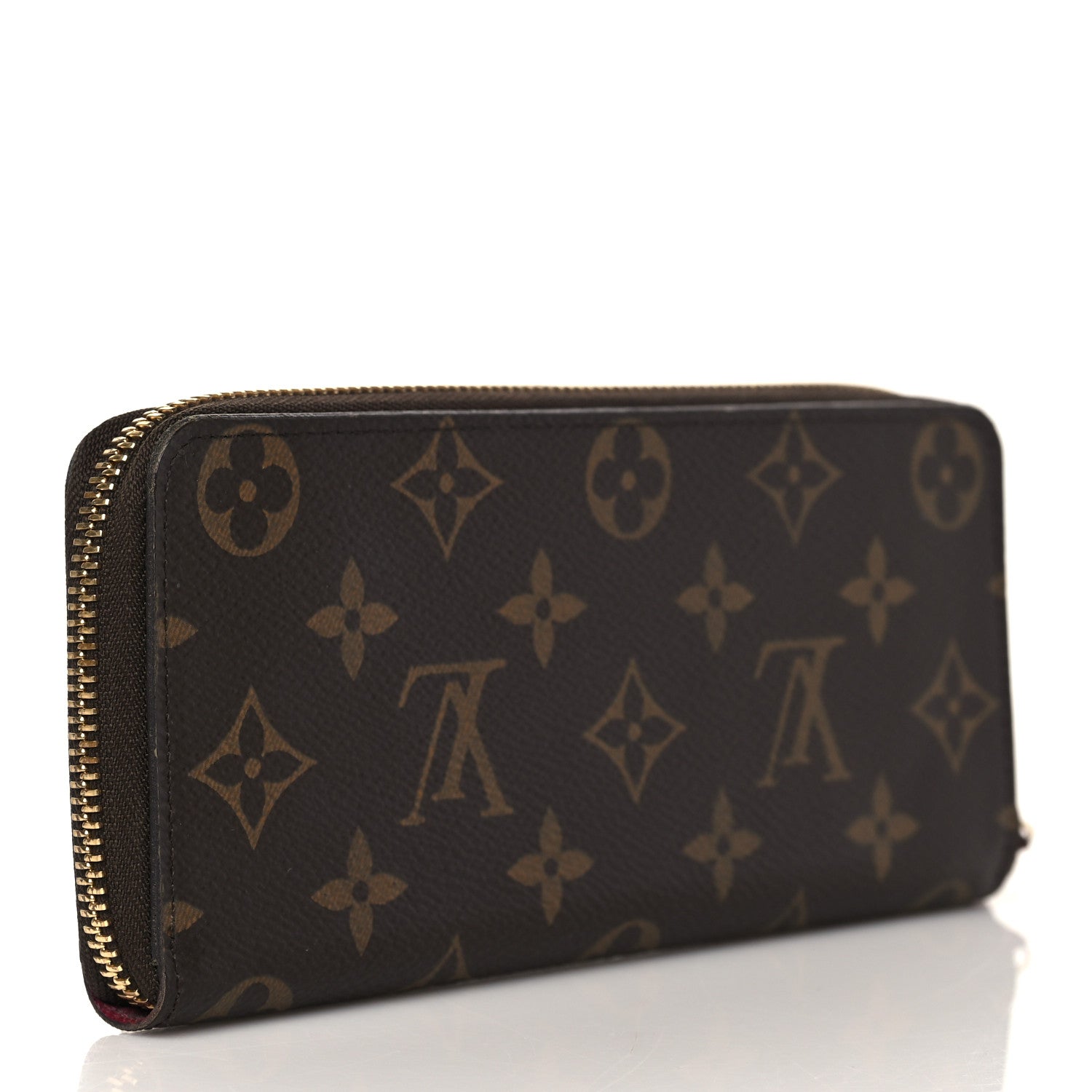Louis Vuitton Monogram Clemence Wallet Fuchsia 3 of 7