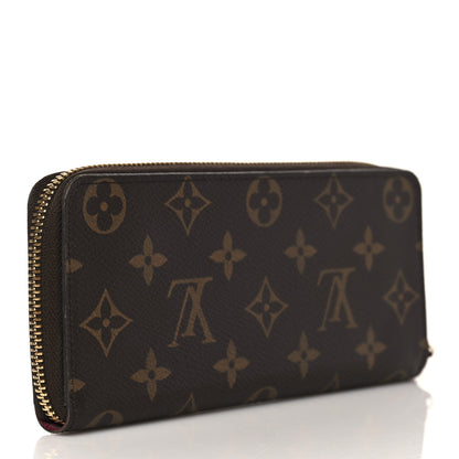 Louis Vuitton Monogram Clemence Wallet Fuchsia 3 of 7