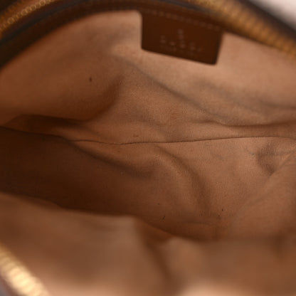 Gucci GG Supreme Monogram Small Horsebit 1955 Shoulder Bag Beige Brown Sugar 5 of 11