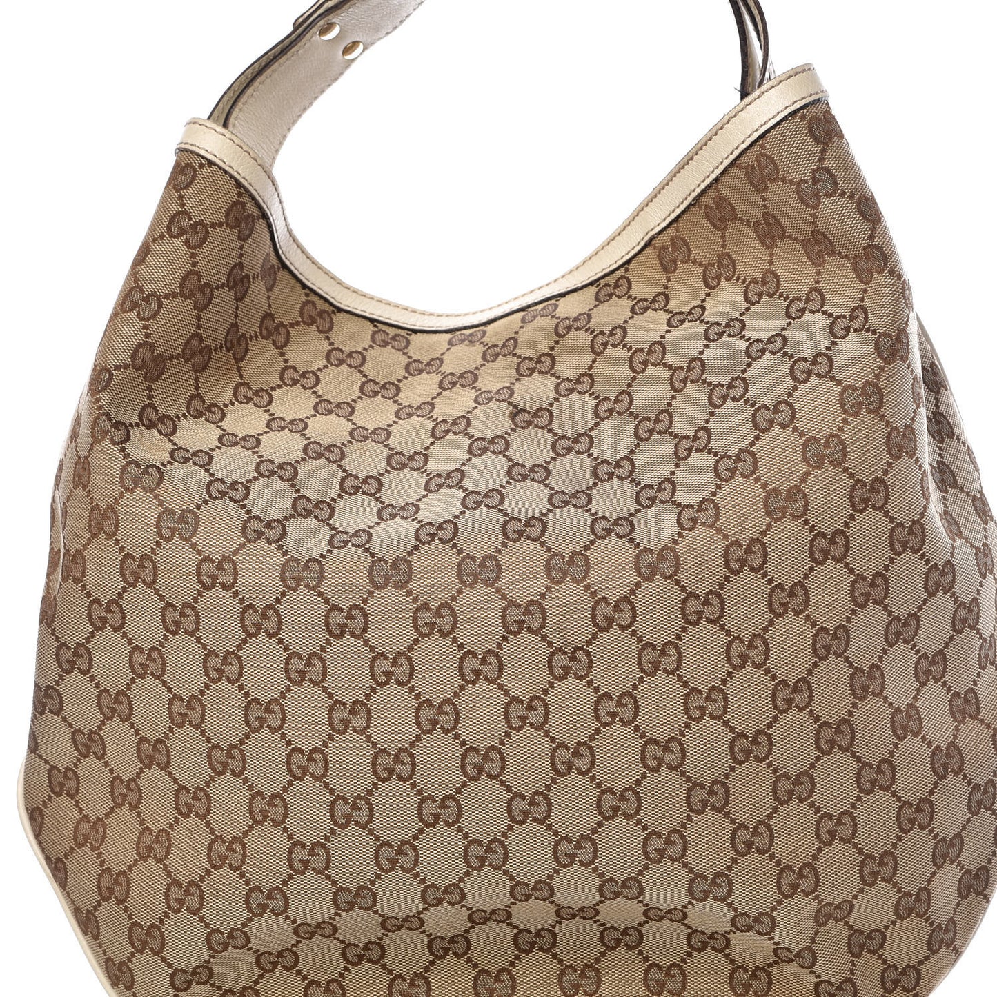 Monogram Large Wave Hobo Off White