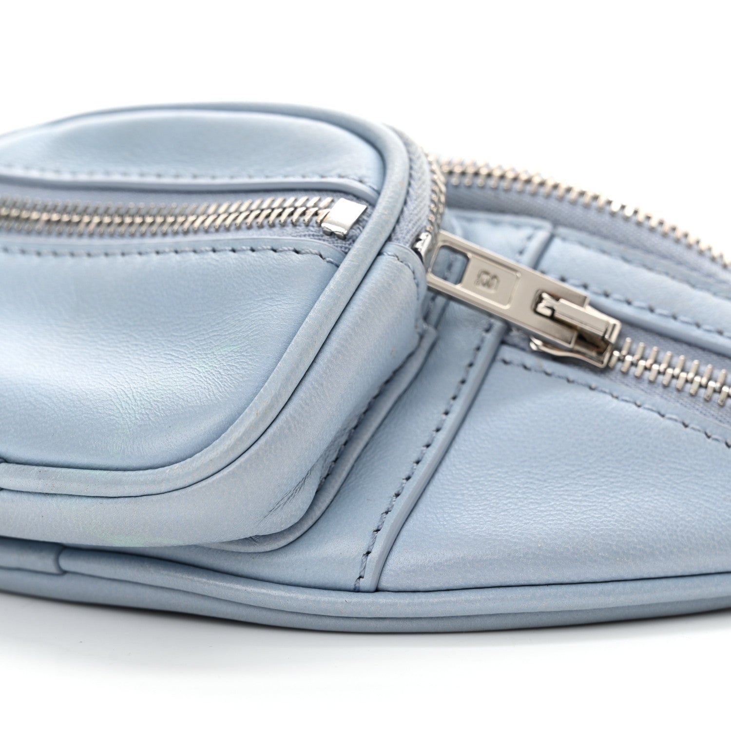 Alexander Wang Lambskin Mini Attica Belt Bag Light Blue 10 of 11