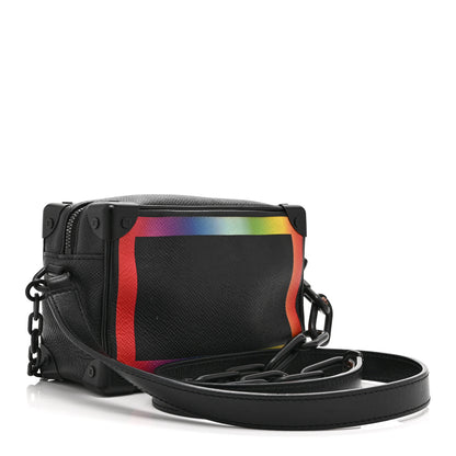 Louis Vuitton Taiga Rainbow Mini Soft Trunk Black 3 of 11