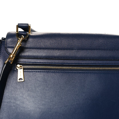 Celine Smooth Calfskin Medium Trapeze Indigo 11 of 12