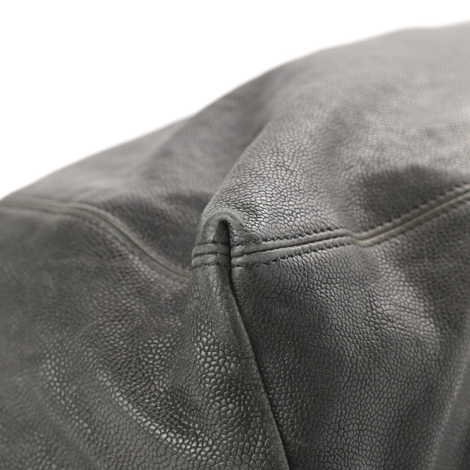 Chanel Distressed Caviar XL Coco Cabas Black 11 of 16